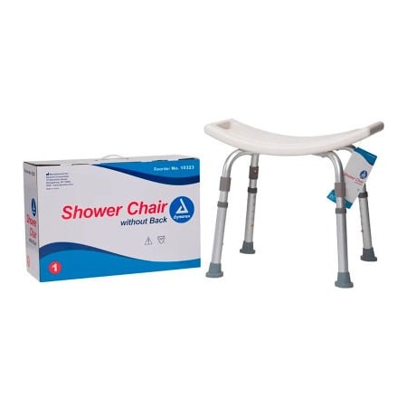 Dynarex Dynarex Shower Chair Without Back, Single Pack 10323